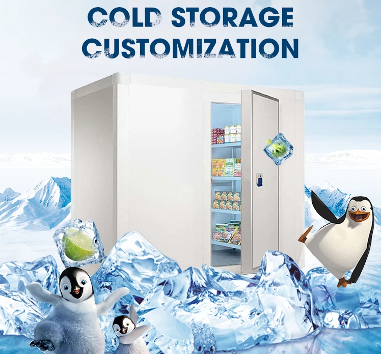 ARTECO Chambre froide et congélateur walk-in pour viande surgelée et poisson surgelé