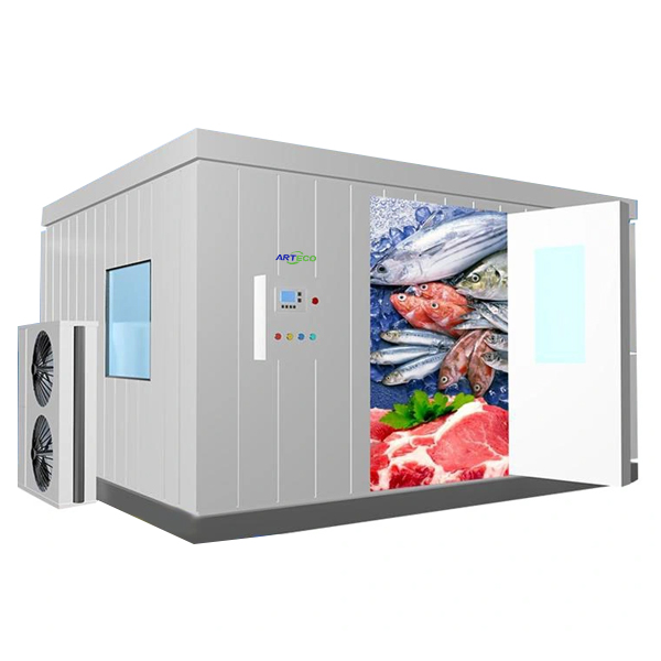 Chambre froide modulaire walk-in ARTECO pour fruits de mer et poisson surgelé