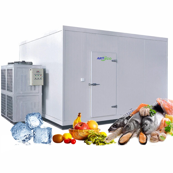 ARTECO Chambre froide et congélateur walk-in pour viande surgelée et poisson surgelé