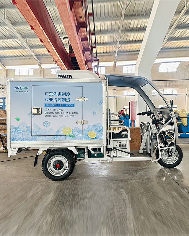 Les tricycles électriques innovants d'ARTECO : Livraison efficace de la chaîne du froid