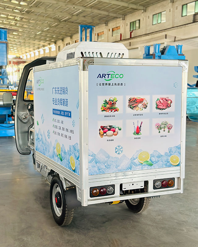 Les tricycles électriques innovants d'ARTECO : Livraison efficace de la chaîne du froid