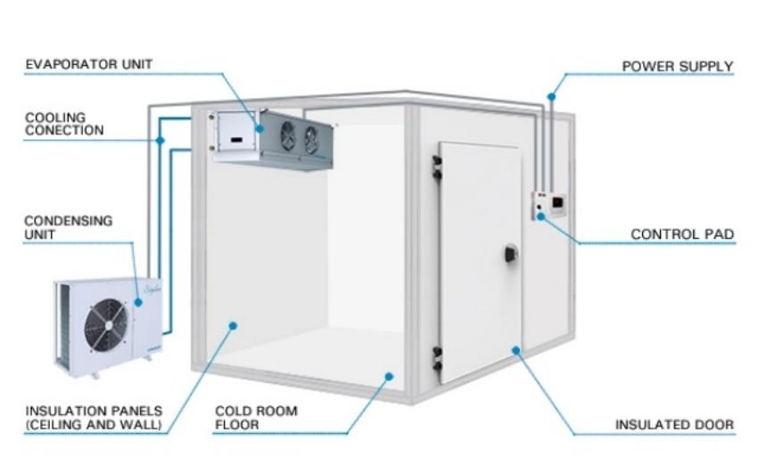 Composants de la chambre froide expliqués
