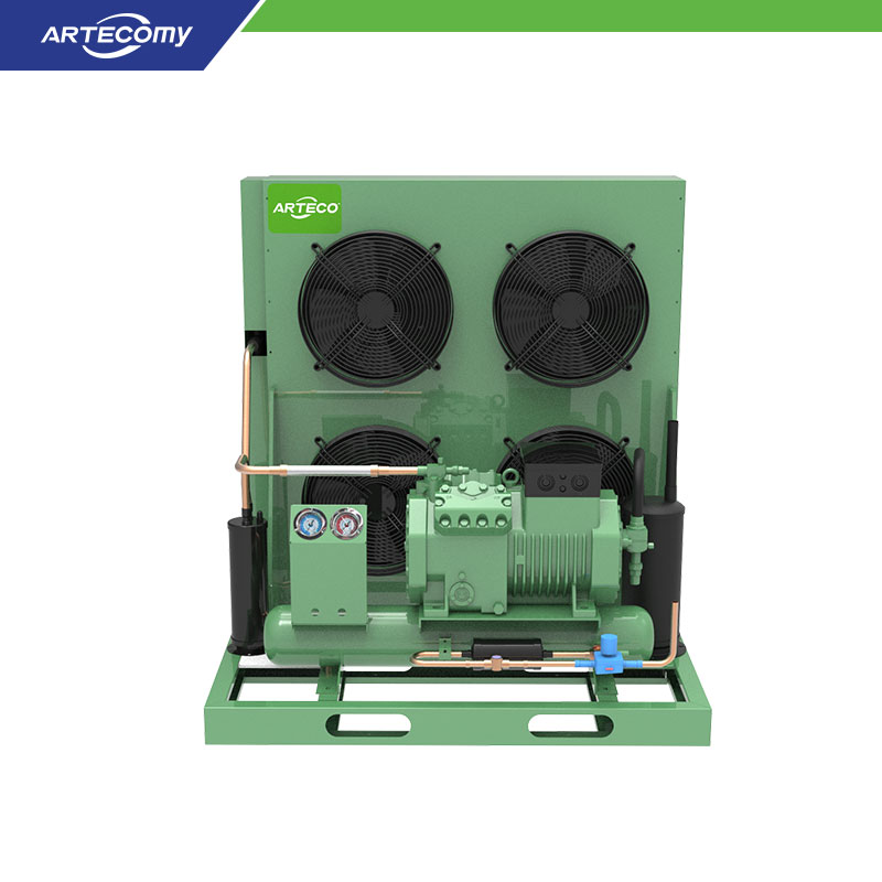 Unité de condensation Bitzer 4VES-10Y 10HP R404A/R507A pour stockage frigorifique alimentaire