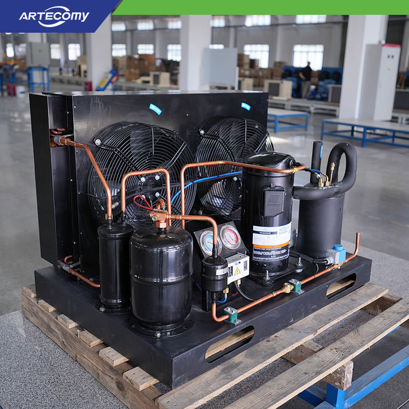 Unité à compresseur scroll Emerson Copeland ZFI23KQE 5HP pour surgélation dans l’industrie agroalimentaire