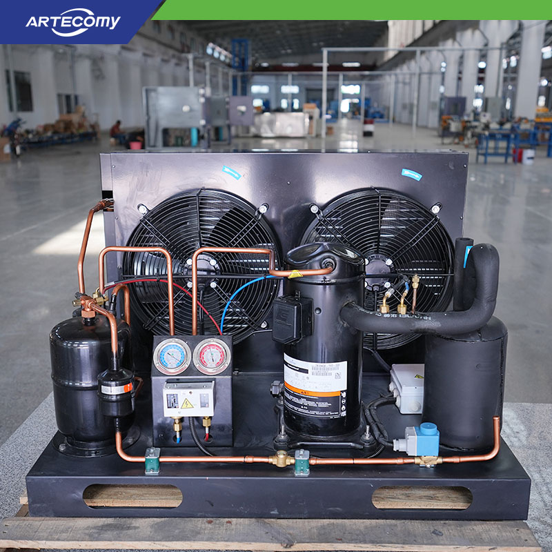 Emerson Copeland ZB58KQE Groupe de condensation 8HP refroidi par air pour grandes installations de refroidissement