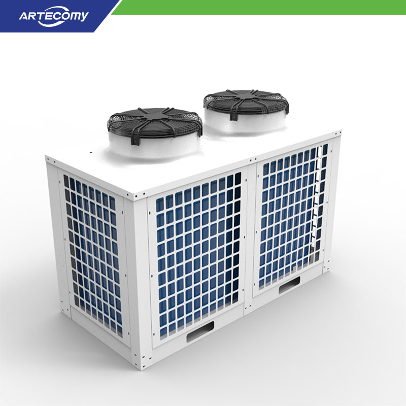 Unité à compresseur scroll type caisson Emerson Copeland ZFI68KQE 18HP pour le stockage de produits chimiques