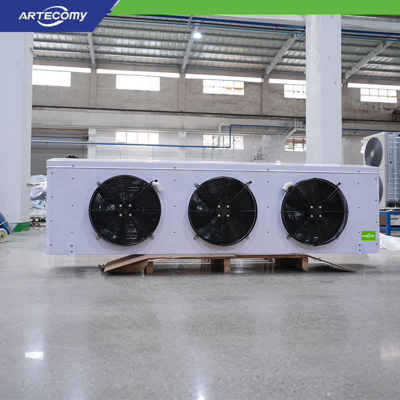 Refroidisseur à air basse température à 3 ventilateurs personnalisé pour la conservation des produits laitiers