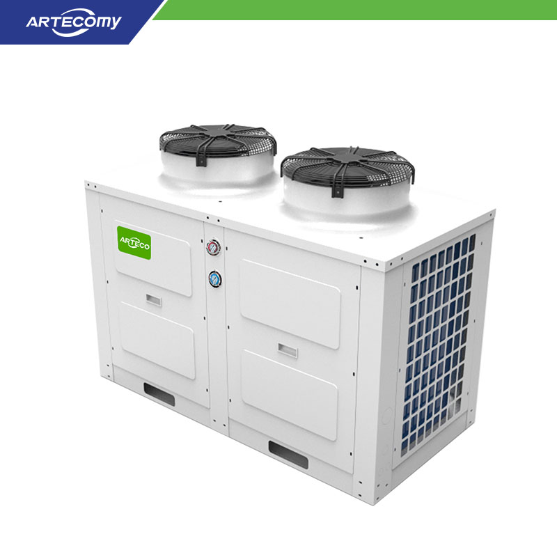 Unité à piston type caisson Bitzer 4DES-7Y 7HP pour le stockage intermédiaire de viande surgelée