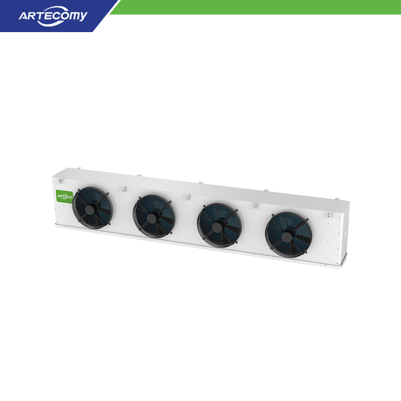 Refroidisseur à air à 4 ventilateurs pour chambres froides de stockage de produits agricoles