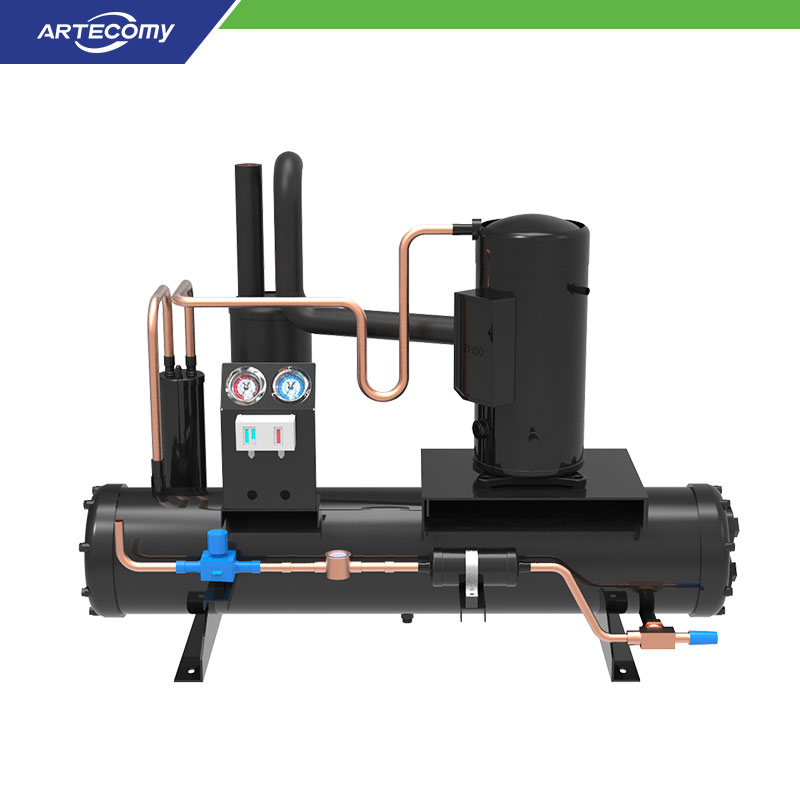 Emerson Copeland ZB48KOE 7 CV Groupe de condensation à compresseur scroll hermétique Refroidi à l’eau 5°C~15°C Solution de refroidissement industriel