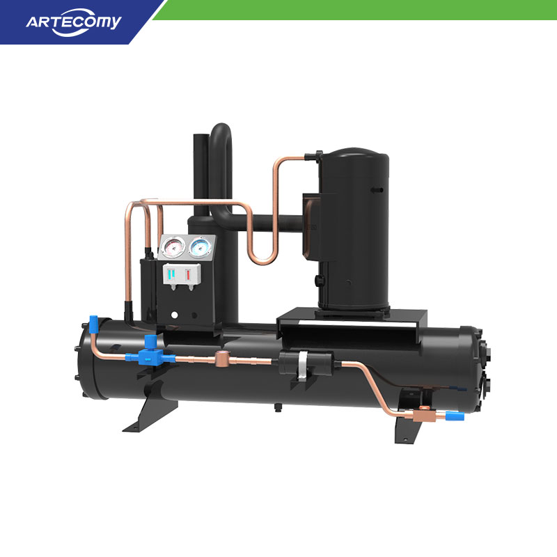 Emerson Copeland ZB45KOE Unité de condensation 6 HP Compresseur Scroll Refroidie à l'eau -5°C~5°C Chambre froide pour produits laitiers