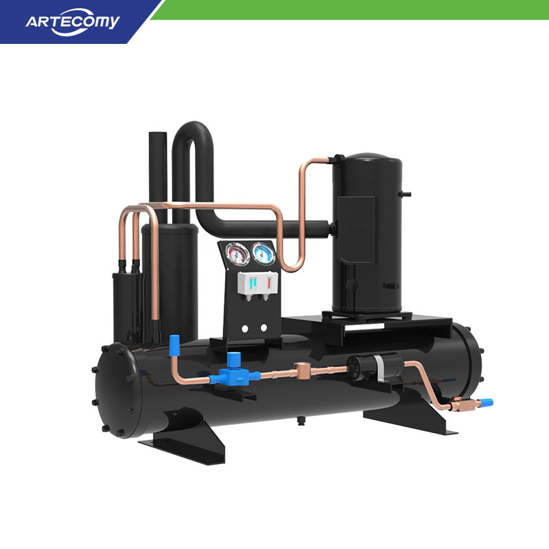 Emerson Copeland ZB58KQE Unité de condensation 8 HP Compresseur Scroll Refroidie à l'eau -5°C~5°C Chambre froide de restaurant