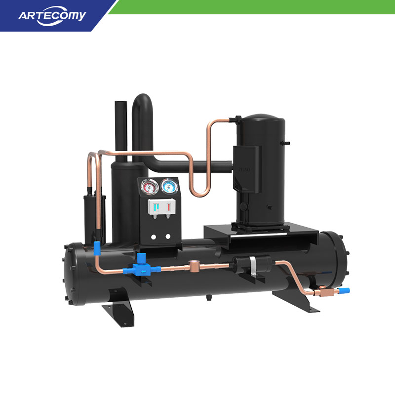 Emerson Copeland ZB66KOE Unité de condensation 9 HP Compresseur Scroll Refroidie à l'eau -5°C~5°C Stockage d'échantillons de laboratoire