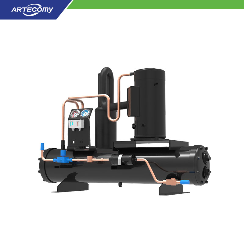 Emerson Copeland ZB150KQE Unité de condensation 22 HP Compresseur Scroll Refroidie à l'eau -5°C~5°C Stockage de réfrigération industriel