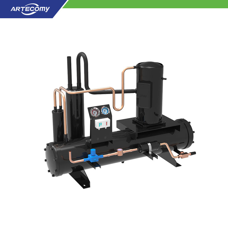 Emerson Copeland ZB220KQE Unité de condensation 30 HP Compresseur Scroll Refroidie à l'eau -5°C~5°C Chaîne du froid logistique à grande échelle