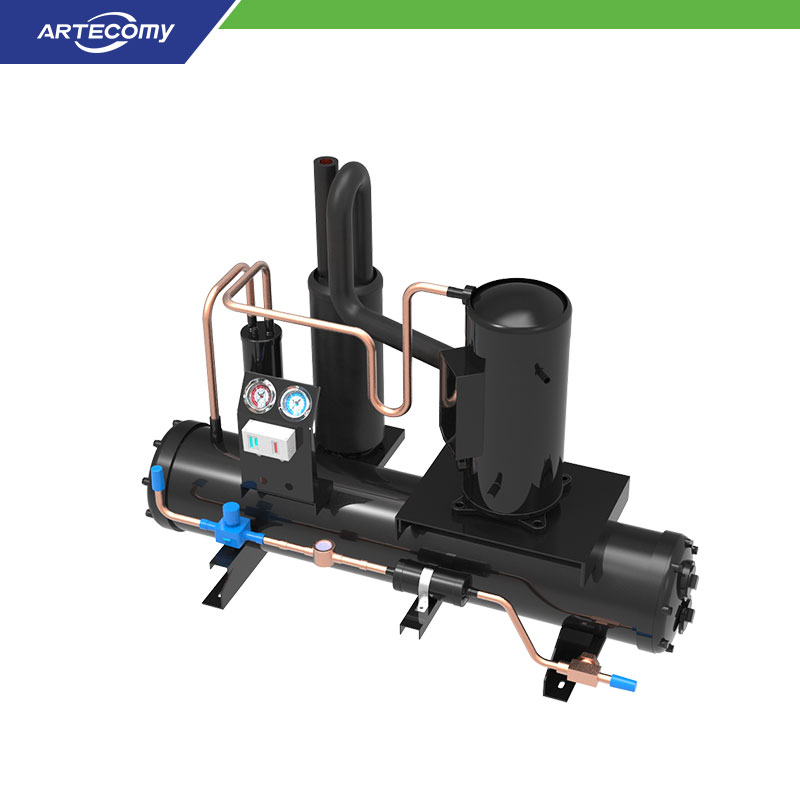 Emerson Copeland ZFI39KOE Unité de condensation 10 HP Compresseur Scroll Refroidie à l'eau -15°C~-35°C Ligne de production de crème glacée   重试