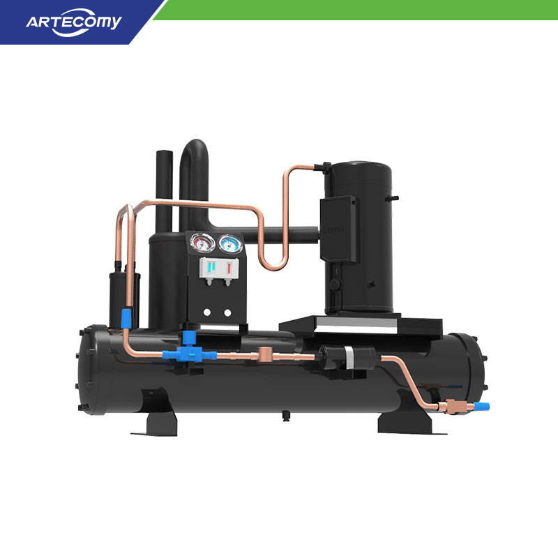 Emerson Copeland ZFI50KQE Unité de condensation 13 HP Compresseur Scroll Refroidie à l'eau -15°C~-35°C Congélateur pour matériaux chimiques