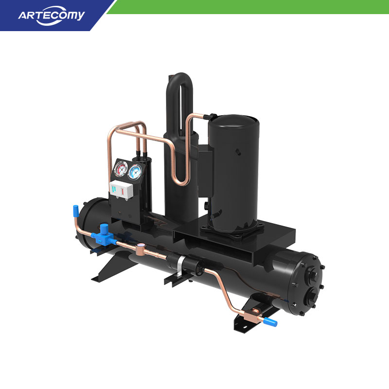 Emerson Copeland ZFI81KOE Unité de condensation 20 HP Compresseur Scroll Refroidie à l'eau -15°C~-35°C Équipement de laboratoire biotechnologique