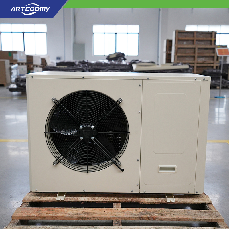 Condenseur à air de type boîte avec ventilateur Φ450 – Haute efficacité d'échange thermique pour unités de réfrigération