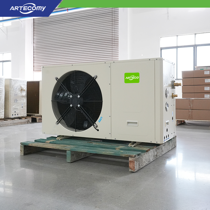 Condenseur à serpentin avec ailettes en aluminium, espacement des ailettes de 2,1 mm et ventilateur Φ630 – Fonctionnement silencieux