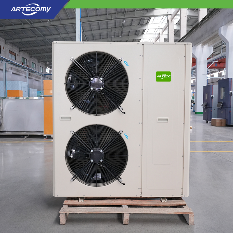 Condenseur à air de type boîte avec double ventilateurs à rotor externe Φ550 – Conçu pour unités de refroidissement