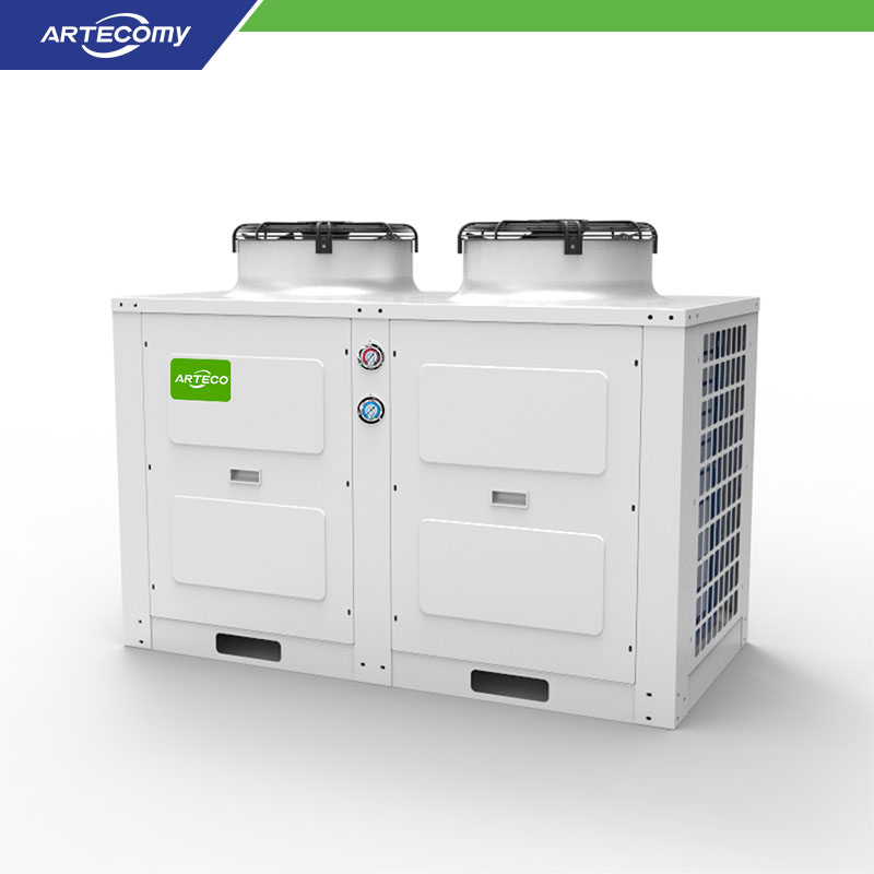 Condenseur à entrée d'air sur trois côtés pour unités de chambre froide – Compatible avec R404A, R507A, R448A