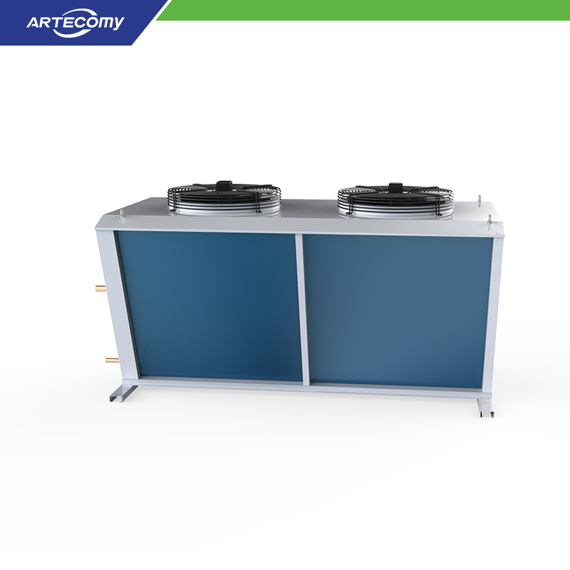 Condenseur en boîte série FV avec grande surface frontale et testé sous pression à 30 bars