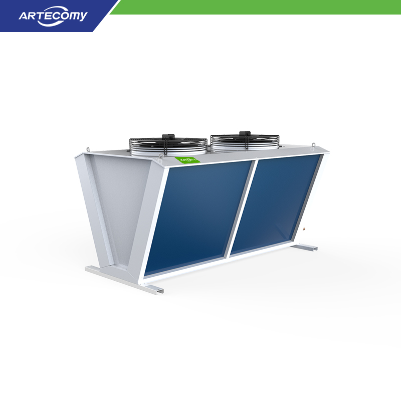 Condenseur à air avec ventilateur Φ500 et tubes en cuivre rainurés – Compatible avec R507A, R134A, R22   重试