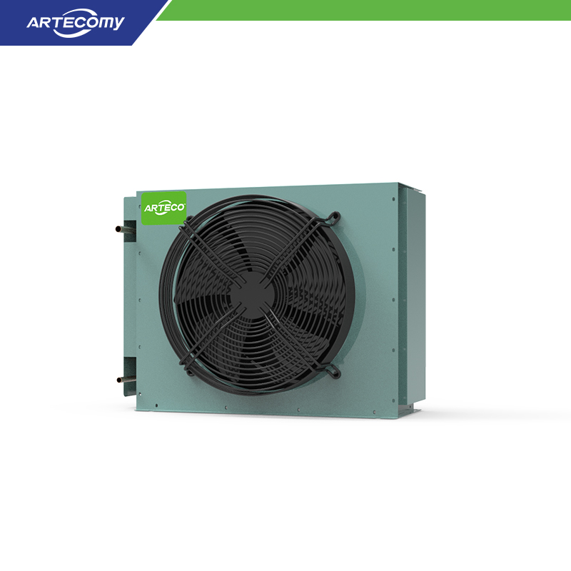 Condenseur vertical compact série XC avec ventilateur unique Φ450 et tubes en cuivre Φ9,52