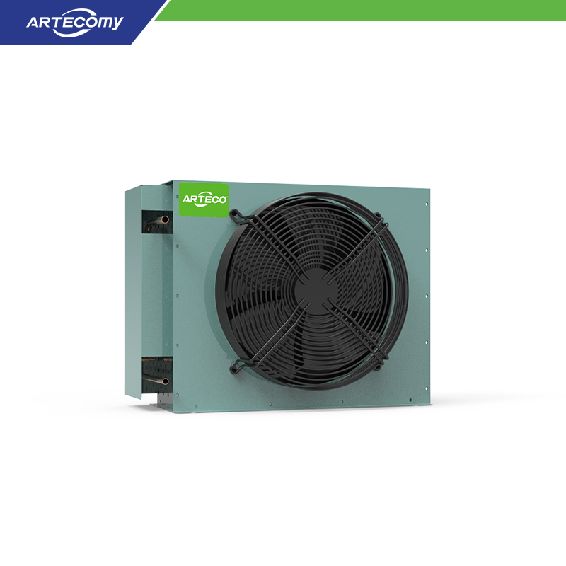 Condenseur à air série XC avec ventilateur unique et ailettes hydrophiles espacées de 2,1 mm