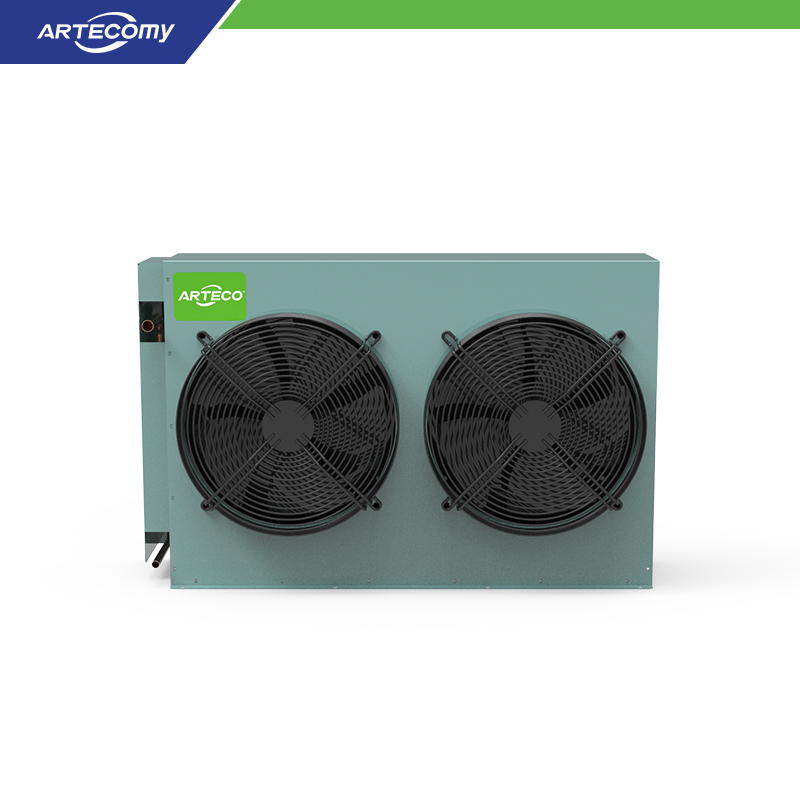 Condenseur vertical série XC à double ventilateur avec serpentins en cuivre efficaces et option ventilateur Φ500