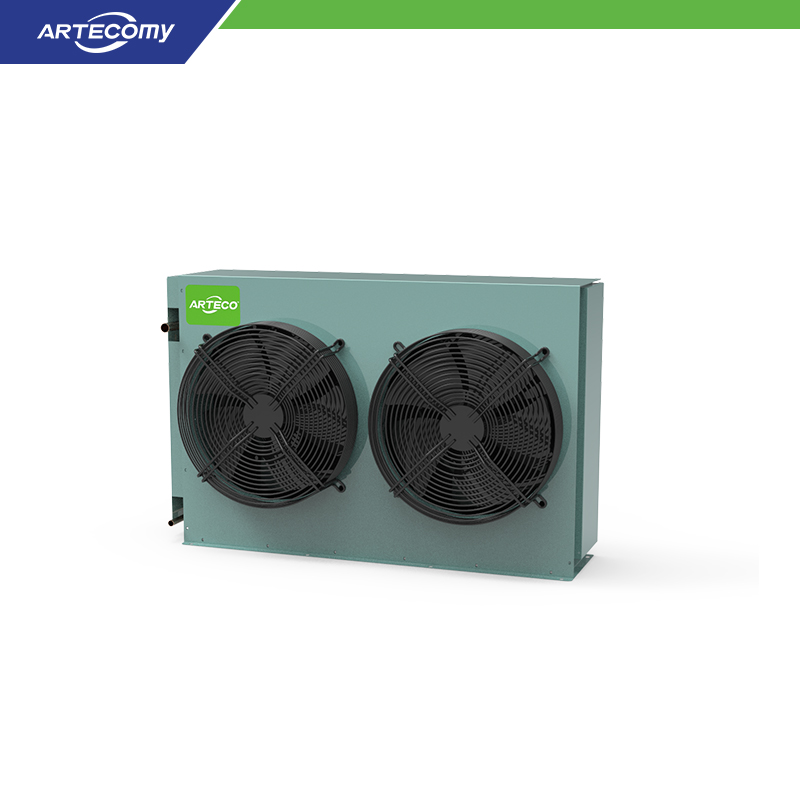 Condenseur à air série XC avec 2 ventilateurs à rotor externe et ailettes hydrophiles