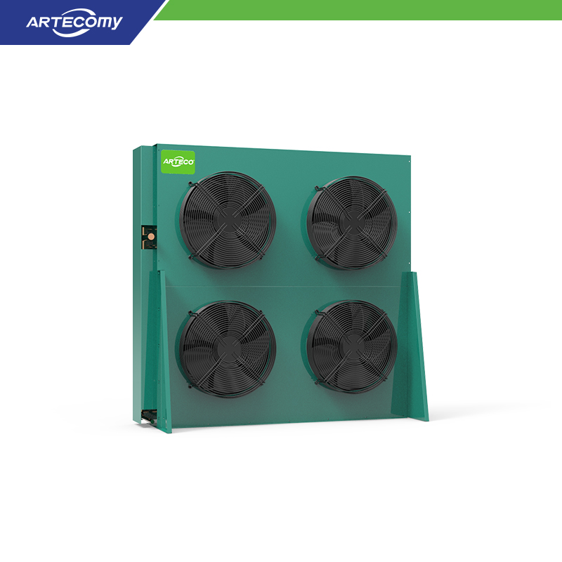 Condenseur vertical robuste à 4 ventilateurs avec conception empilable en boîte pour espaces réduits