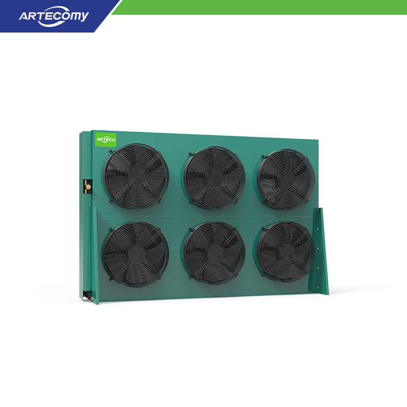 Condenseur vertical à six ventilateurs avec échange thermique optimisé et options de ventilateurs Φ550