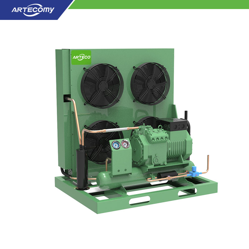Unité de condensation Bitzer 4PES-15Y 15HP pour grandes installations de stockage frigorifique