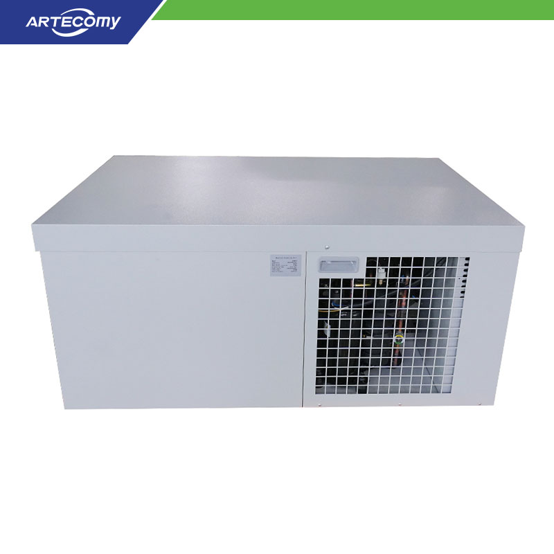 Système de réfrigération monobloc 1HP Full DC à montage supérieur pour chambre froide