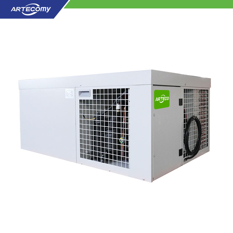 Unité monobloc plafond 3HP pour chambre froide négative, Full DC à fréquence variable