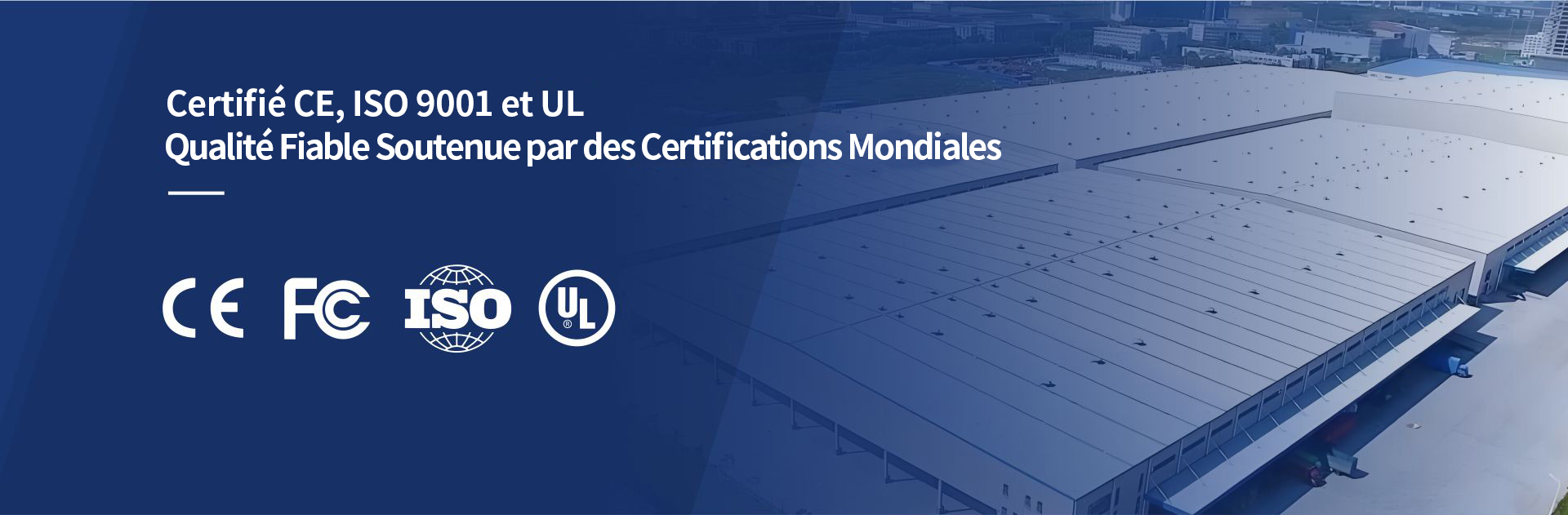 Qualité fiable certifiée au niveau mondial