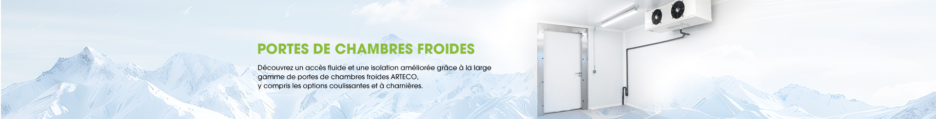 Portes de chambre froide